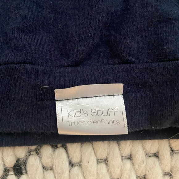 Kid’s Stuff / Trucs d’enfants Grow With Me Sweater Navy Blue 6-18m Like New - Picture 5 of 6